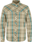 Montura - CHECK SHIRT — DESERT BEIGE/CRYSTAL BLUE — Vista frontale 1