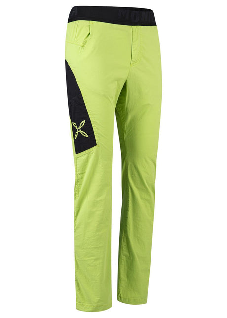 Montura - NISKA PANTS — VERDE LIME/ARDESIA DELAVE' — Immagine 2