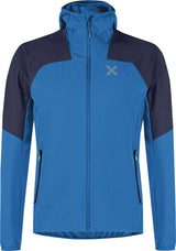 Montura - RISE HOODED JACKET — B.BLUE/GRAPHITE BLUE — Vista frontale 1