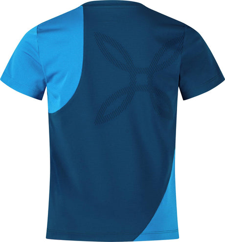 Montura - MIX-UP T-SHIRT KIDS — DEEP BLUE/CELESTE — Vista posteriore 2