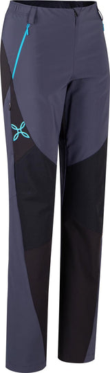 Montura - SPITZE EVO PANTS WOMAN — GRAPHITE BLUE/TURQUOISE — Immagine 2