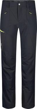 Montura - TRACE LIGHT PANTS — BLACK/SUNNY LIME — Vista frontale 1