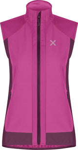 Montura - DOLOMITI WIND VEST WOMAN — BATON ROUGE/VINACCIA — Vista frontale 1