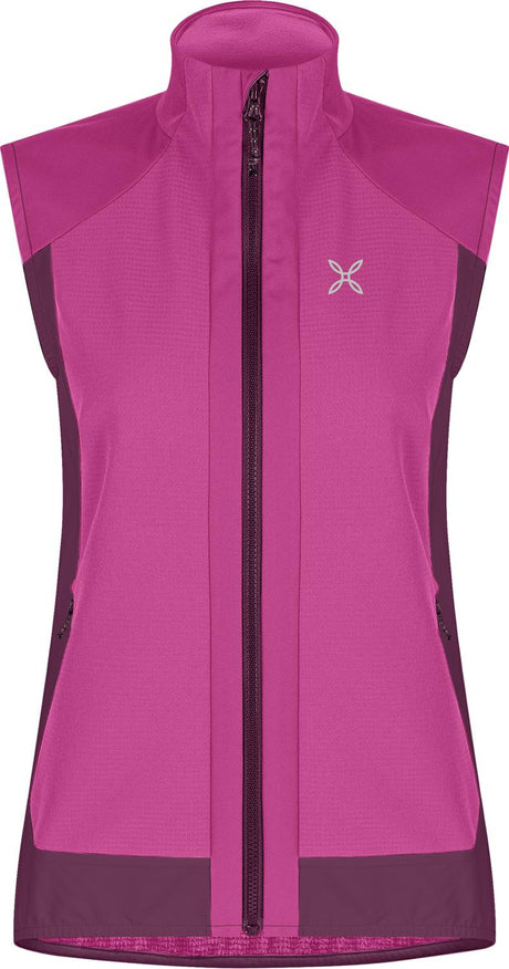Montura - DOLOMITI WIND VEST WOMAN — BATON ROUGE/VINACCIA — Vista frontale 1