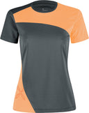 Montura - MIX-UP T-SHIRT WOMAN — PIOMBO/MELON — Vista frontale 1