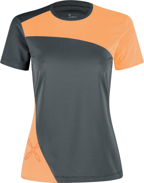 Montura - MIX-UP T-SHIRT WOMAN — PIOMBO/MELON — Vista frontale 1