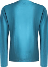 Montura - MERINO DOT L/S TEE — STEEL BLUE — Vista posteriore 2