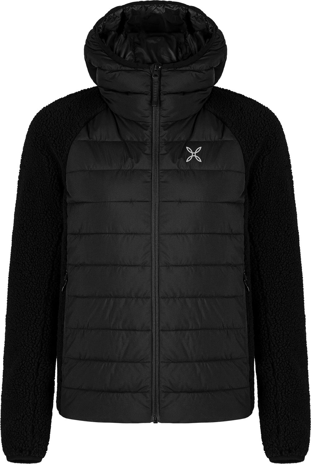Montura - SHERPA HYBRID JACKET WOMAN — BLACK — Vista frontale 1