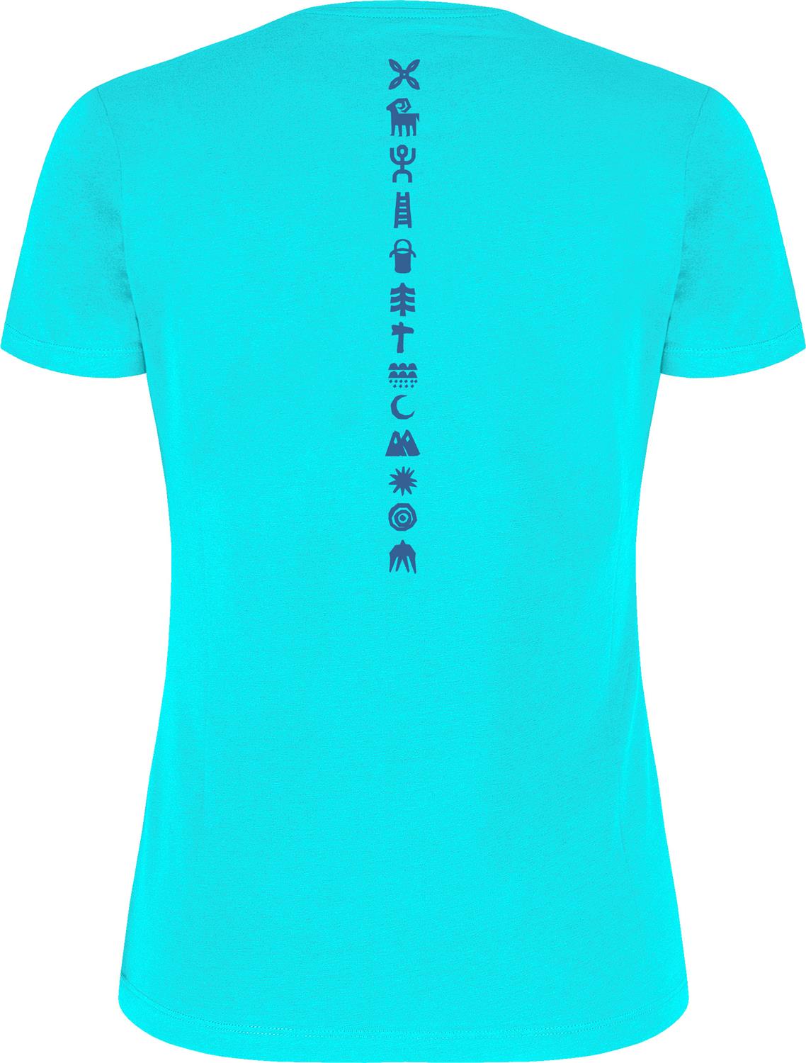Montura - ROCK PAINTING T-SHIRT WOMAN — TURQUOISE — Vista posteriore 2