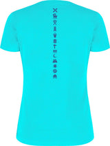 Montura - ROCK PAINTING T-SHIRT WOMAN — TURQUOISE — Vista posteriore 2