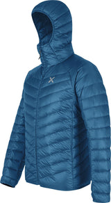 Montura - BREEZE HOODED DUVET JACKET — STEEL BLUE — Immagine 2