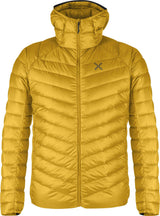 Montura - BREEZE HOODED DUVET JACKET — MUSTARD — Vista frontale 1