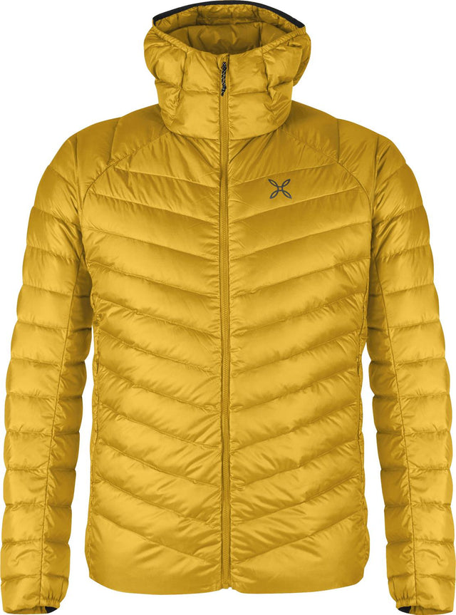 Montura - BREEZE HOODED DUVET JACKET — MUSTARD — Vista frontale 1