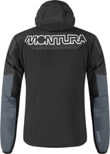 Montura - AIR ACTION HYBRID JACKET — PIOMBO/ORANGE — Vista posteriore 3