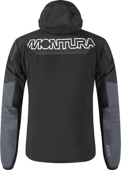 Montura - AIR ACTION HYBRID JACKET — PIOMBO/ORANGE — Vista posteriore 3
