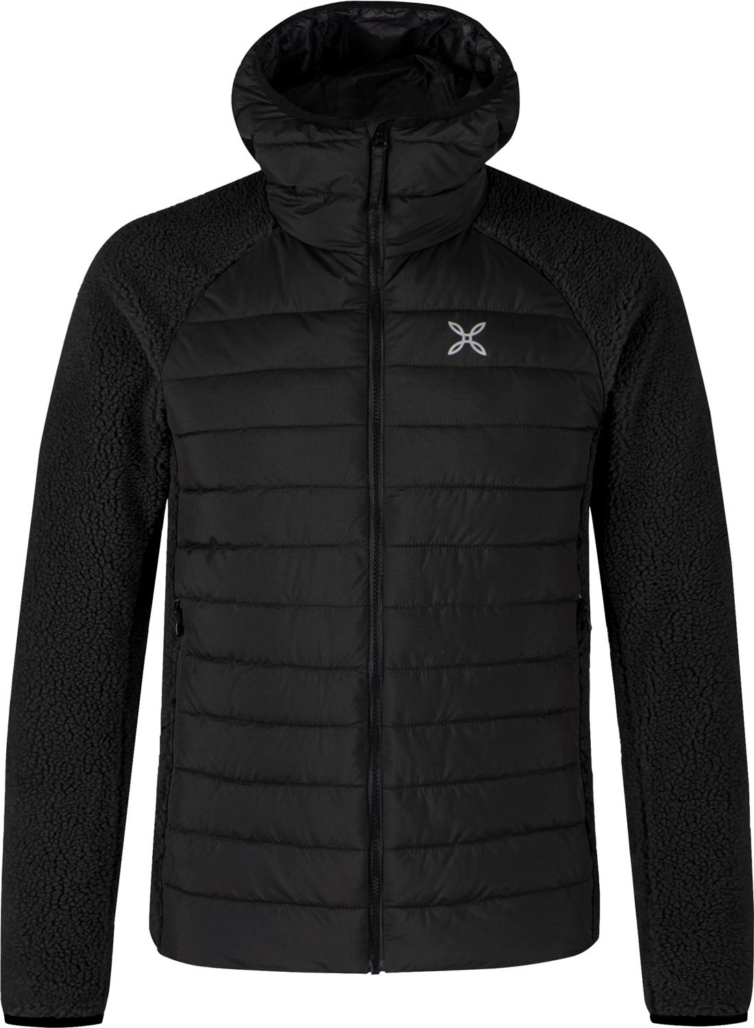Montura - SHERPA HYBRID JACKET — BLACK — Vista frontale 1