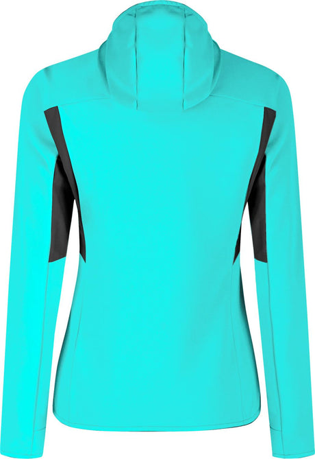 Montura - SMOOTH 2 HOODED MAGLIA WOMAN — TURQUOISE — Vista posteriore 3