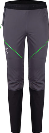 Montura - RITMO PTC AIR CORE PANTS — ANTRACITE/VIBE GREEN — Vista frontale 1
