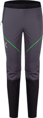 Montura - RITMO PTC AIR CORE PANTS — ANTRACITE/VIBE GREEN — Vista frontale 1