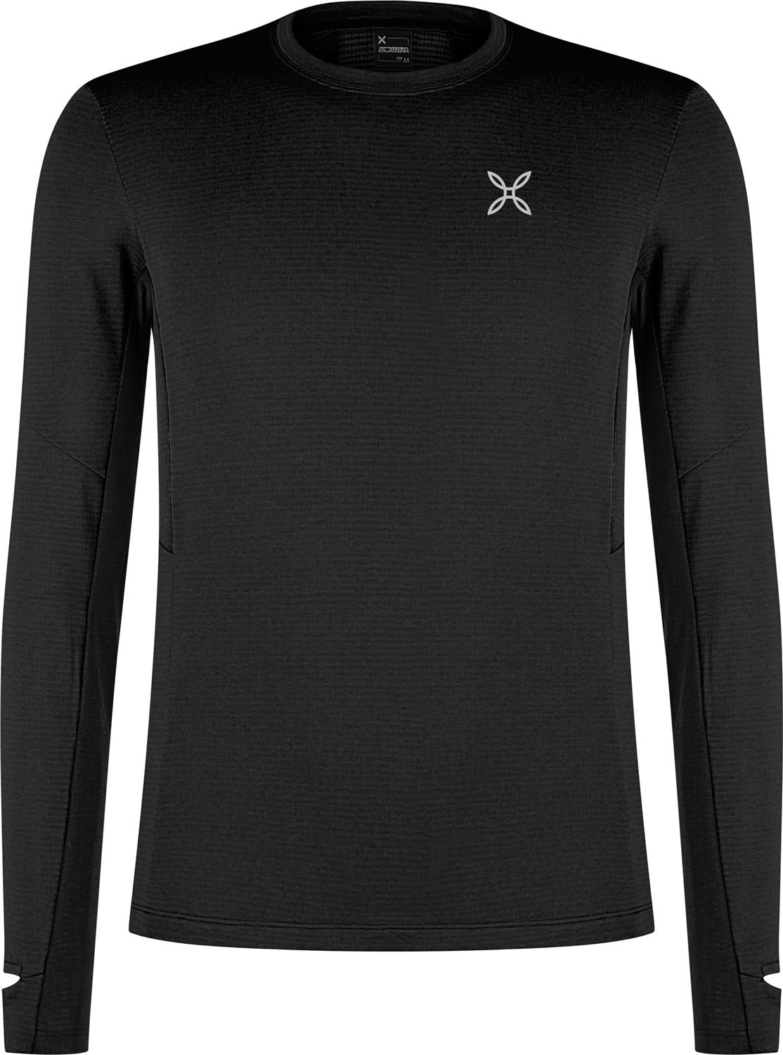 Montura - STRIDE POLARTEC L/S MAGLIA — BLACK — Vista frontale 1
