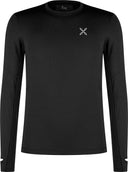 Montura - STRIDE POLARTEC L/S MAGLIA — BLACK — Vista frontale 1