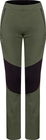 Montura - ROUTE MIX PANTS WOMAN — VERDE SALVIA — Vista frontale 1