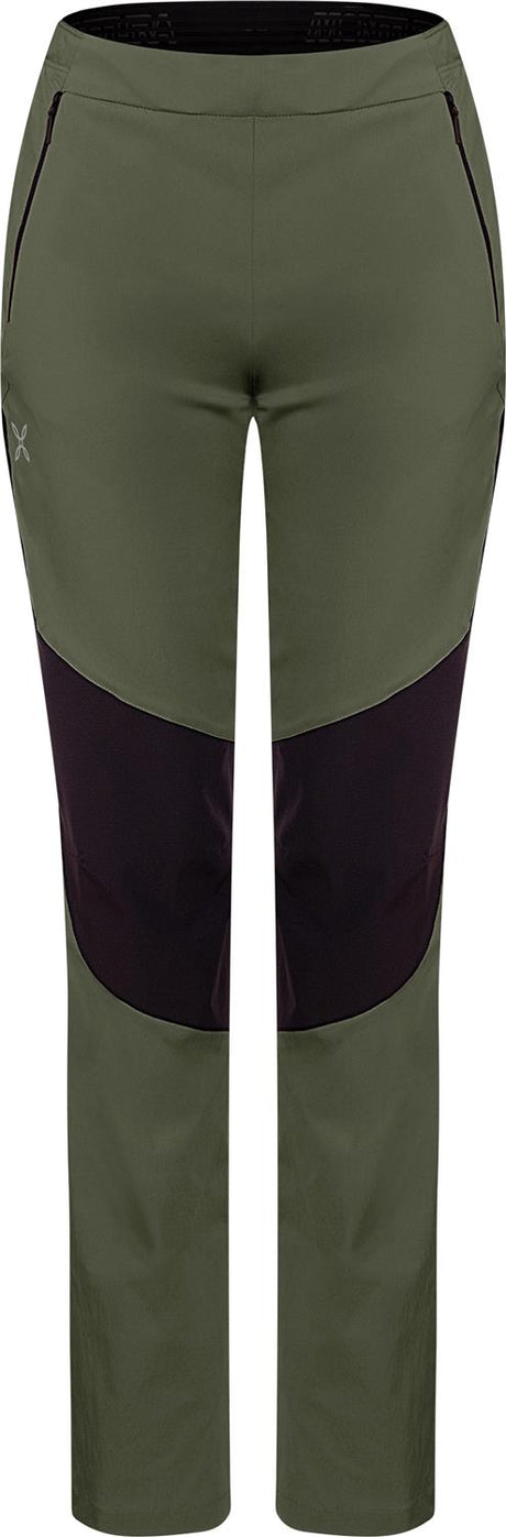 Montura - ROUTE MIX PANTS WOMAN — VERDE SALVIA — Vista frontale 1