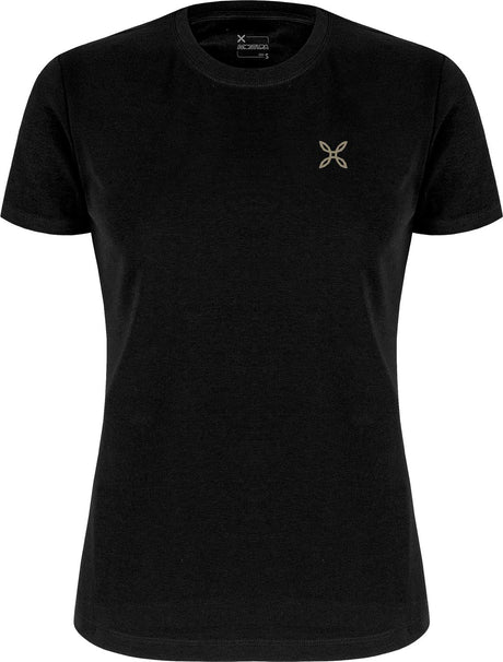 Montura - LIMESTONE T-SHIRT WOMAN — BLACK — Vista frontale 1