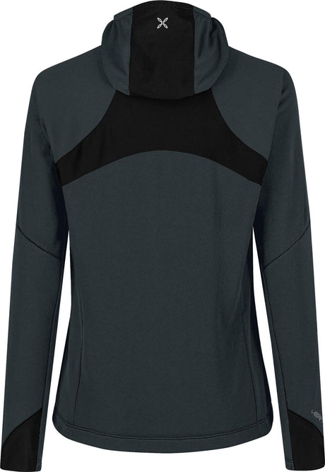 Montura - VERTIGO OCTA HOODED MAGLIA WOM — TOWER GREY/MELON — Vista posteriore 3