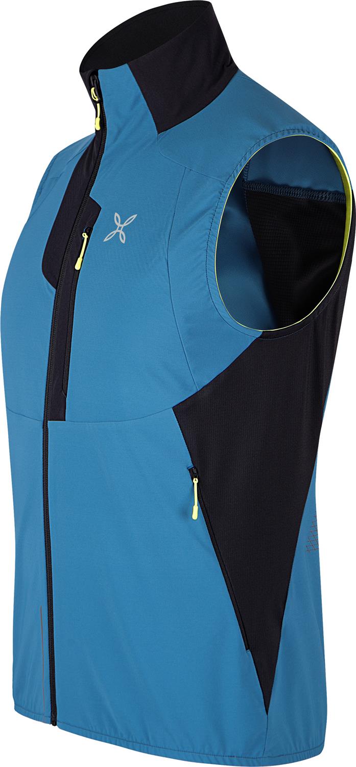 Montura - FLASH VEST — STEEL BLUE/SUNNY LIME — Immagine 2