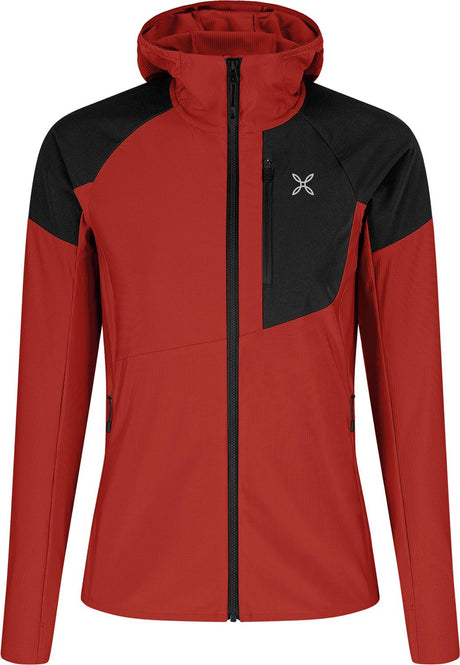 Montura - SPITZE HOODED MAGLIA WOMAN — TOBACCO — Vista frontale 1