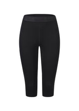 Montura - MERINO CONCEPT 3/4 PANTS WOMAN — BLACK — Vista frontale 1