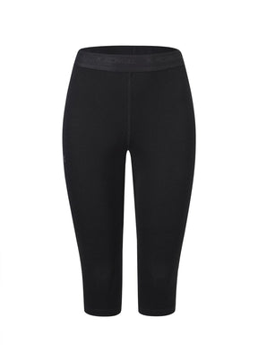 Montura - MERINO CONCEPT 3/4 PANTS WOMAN — BLACK — Vista frontale 1