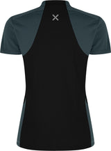 Montura - HADE ZIP T-SHIRT WOMAN — BLACK/PIOMBO — Vista posteriore 2