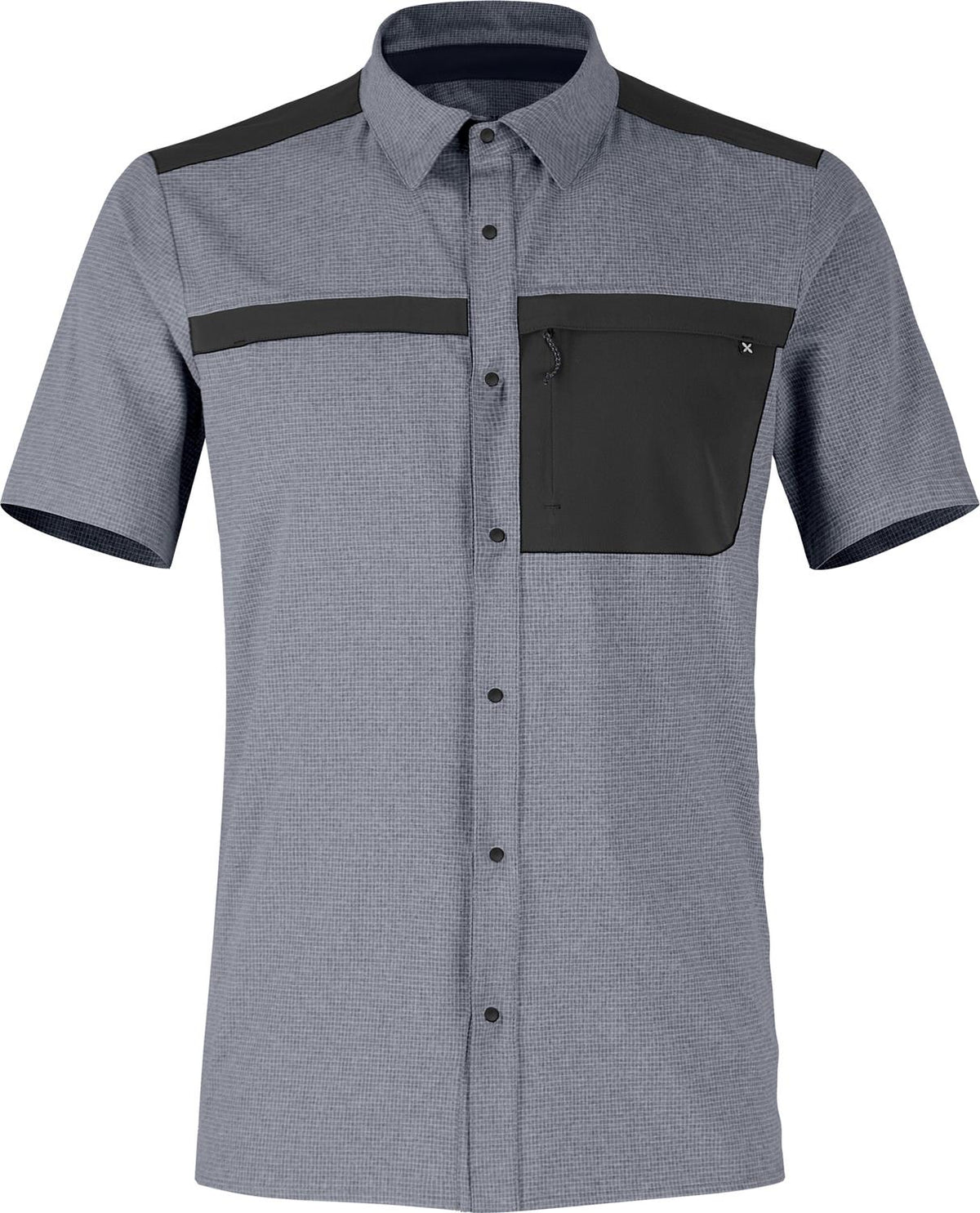 Montura - MIX S/S SHIRT — BLACK — Vista frontale 1