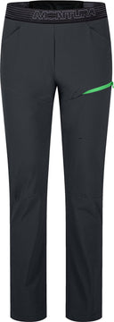 Montura - RISE PANTS — ANTRACITE/VIBE GREEN — Vista frontale 1