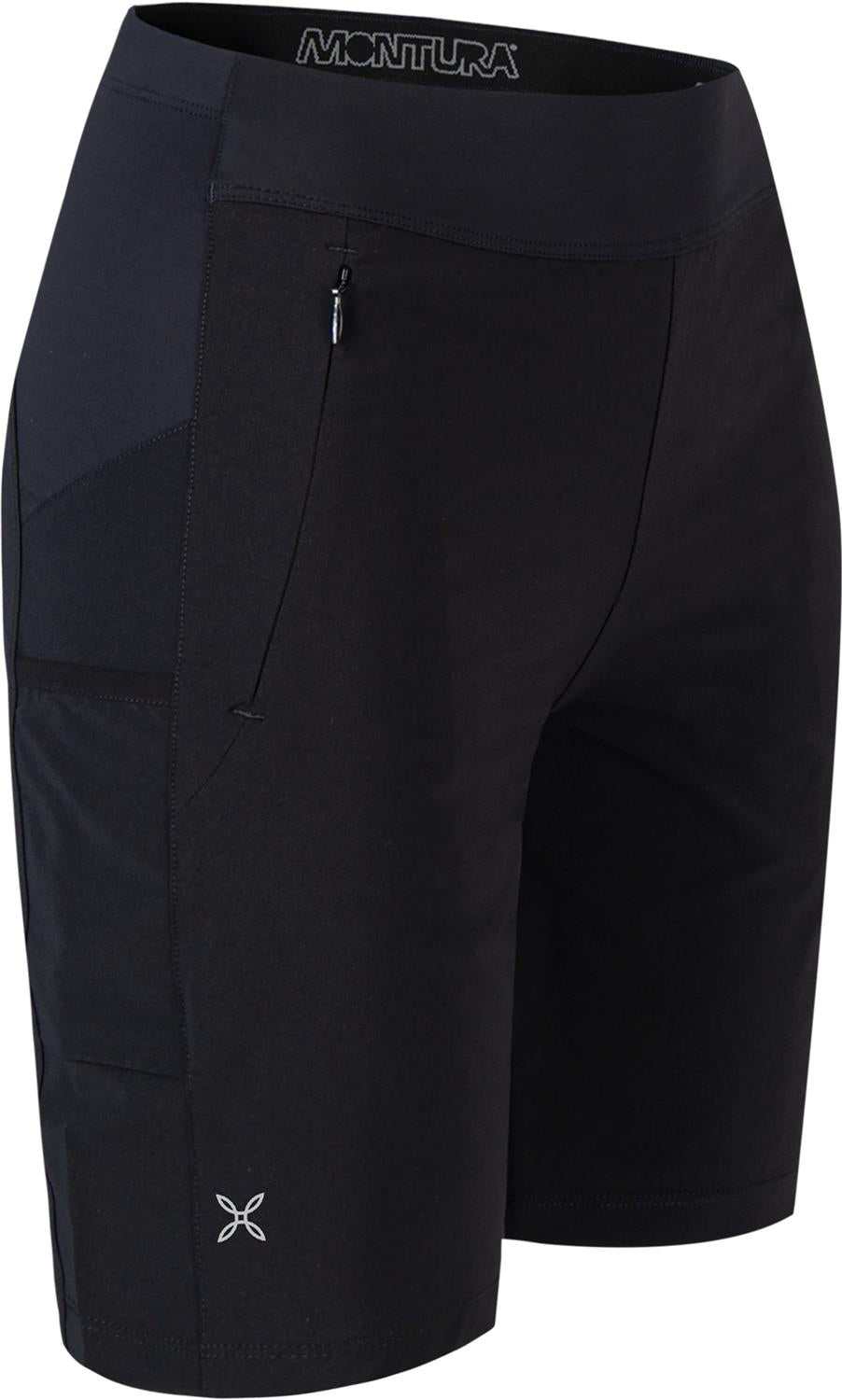 Montura - STRETCH SHAPE BERMUDA WOMAN — BLACK — Immagine 2