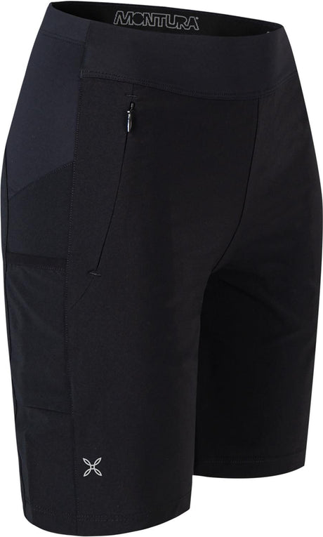 Montura - STRETCH SHAPE BERMUDA WOMAN — BLACK — Immagine 2