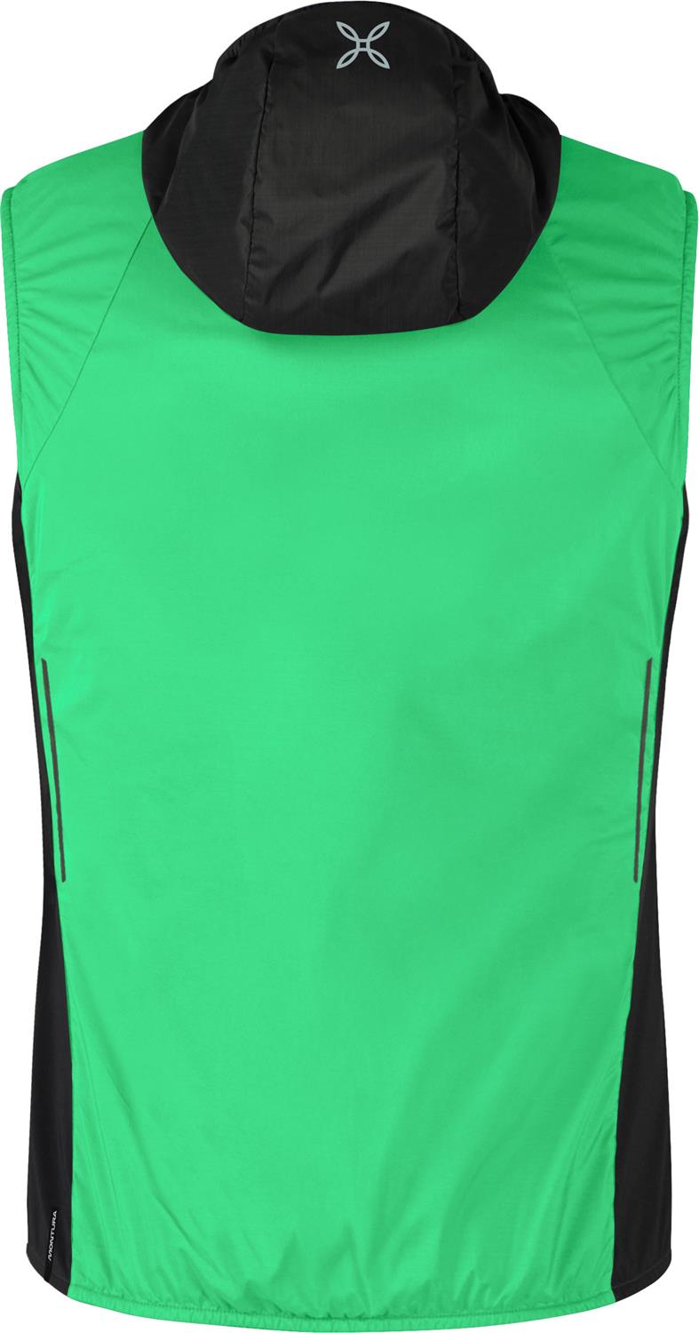 Montura - TRACCIA OCTA HOODED VEST — VIBE GREEN — Vista posteriore 3