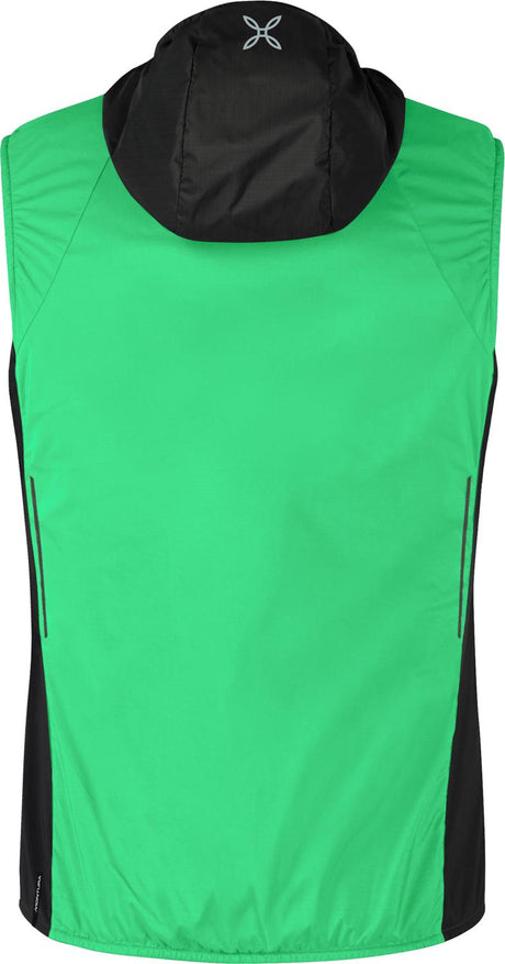 Montura - TRACCIA OCTA HOODED VEST — VIBE GREEN — Vista posteriore 3