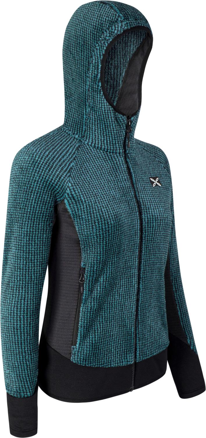 Montura - REMIX FLEECE JACKET WOMAN — CARE BLUE — Immagine 2