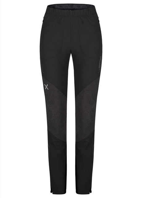 Montura - VERTIGO 2 -5 CM PANTS WOMAN — BLACK — Vista frontale 1