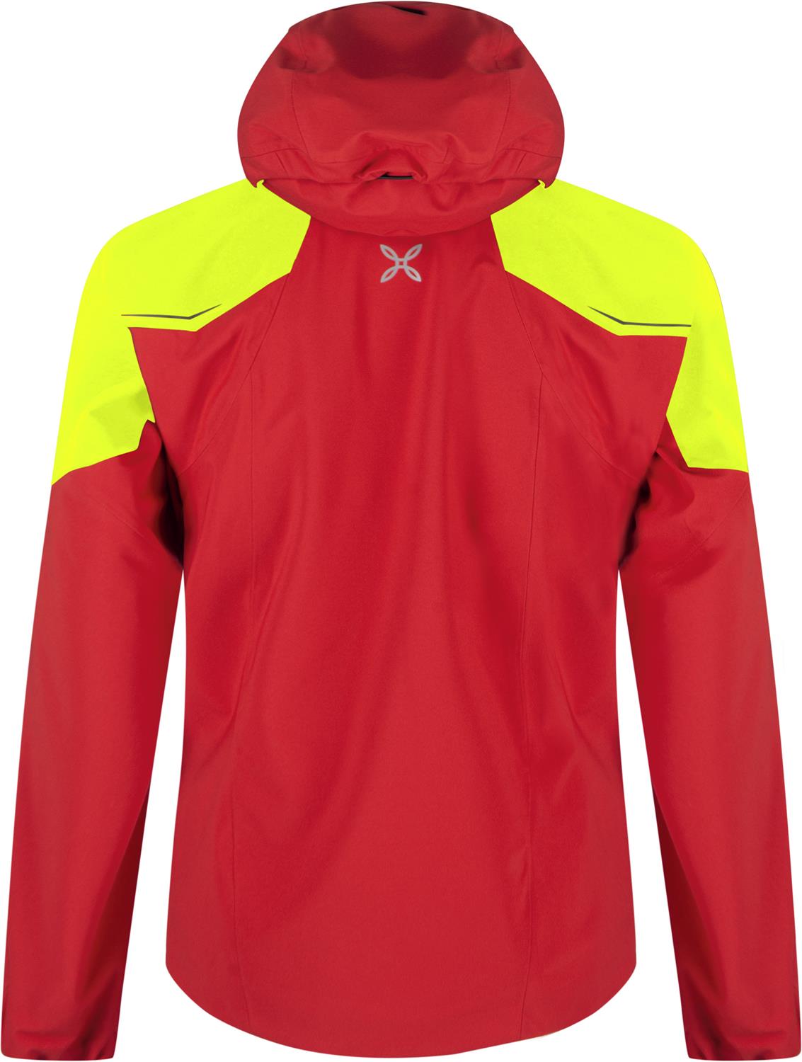 Montura - MONTE 2 JACKET — ROSSO/GIALLO FLUO — Vista posteriore 3