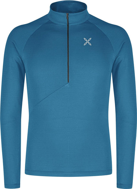 Montura - PEAK POWER G. POLARTEC ANORAK — STEEL BLUE — Vista frontale 1
