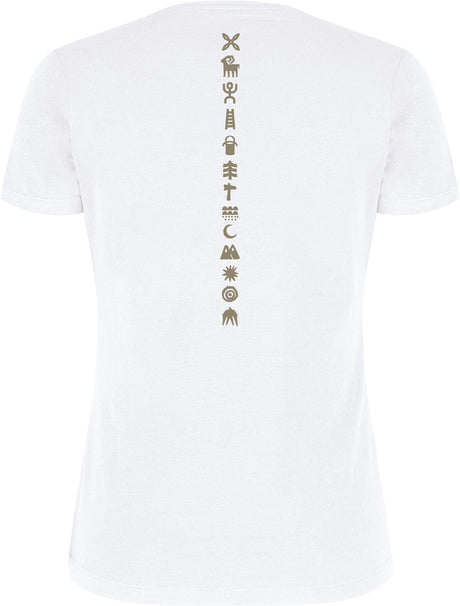 Montura - ROCK PAINTING T-SHIRT WOMAN — WHITE/DESERT BEIGE — Vista posteriore 2