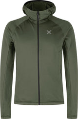Montura - FADIS GRID HOODED MAGLIA — VERDE SALVIA — Vista frontale 1