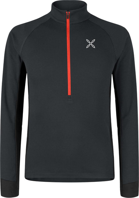 Montura - THERMIC 2 MAGLIA — ANTRACITE/ORANGE — Vista frontale 1