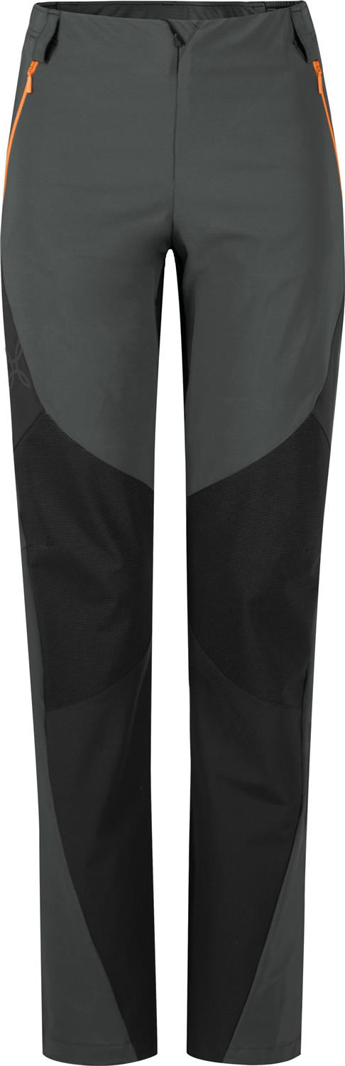 Montura - SPITZE EVO PANTS WOMAN — ANTRACITE/MELON — Vista frontale 1