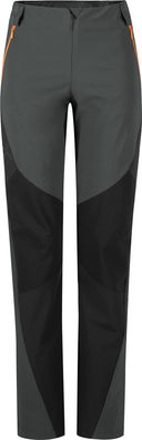 Montura - SPITZE EVO PANTS WOMAN — ANTRACITE/MELON — Vista frontale 1