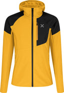 Montura - SPITZE HOODED MAGLIA WOMAN — MUSTARD — Vista frontale 1